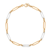 Penmans | Elongated 2 Tone Link Bracelet