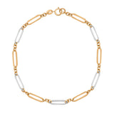 Penmans | Elongated 2 Tone Link Bracelet