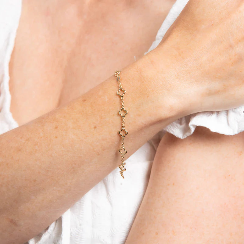 Penmans | Quartrefoil Station Bracelet