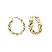 Penmans | Rope Textured Hoop Earrings