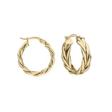 Penmans | Rope Textured Hoop Earrings