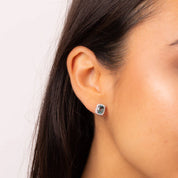 Penmans | Blue Fluorite & White Topaz Earrings