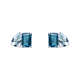Penmans | Toi et Moi Blue Topaz Stud Earrings
