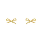 Penmans | Rope Bow Stud Earrings