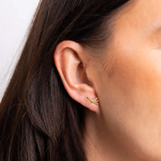 Penmans | Rope Bow Stud Earrings
