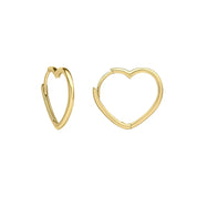 Penmans | Open Heart Hoop Earrings
