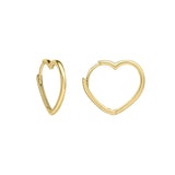 Penmans | Open Heart Hoop Earrings