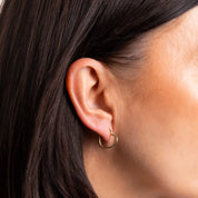 Penmans | Open Heart Hoop Earrings