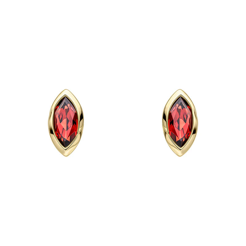 Penmans | Marquise Garnet Stud Earrings