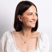 Penmans | Cushion Cut & Cluster Peridot Pendant