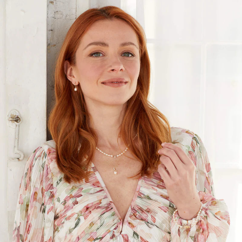 Penmans | Seed Pearl & Flower Necklace