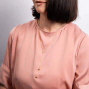 Penmans | Organic Teardrop Lariat Necklace