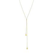 Penmans | Organic Teardrop Lariat Necklace