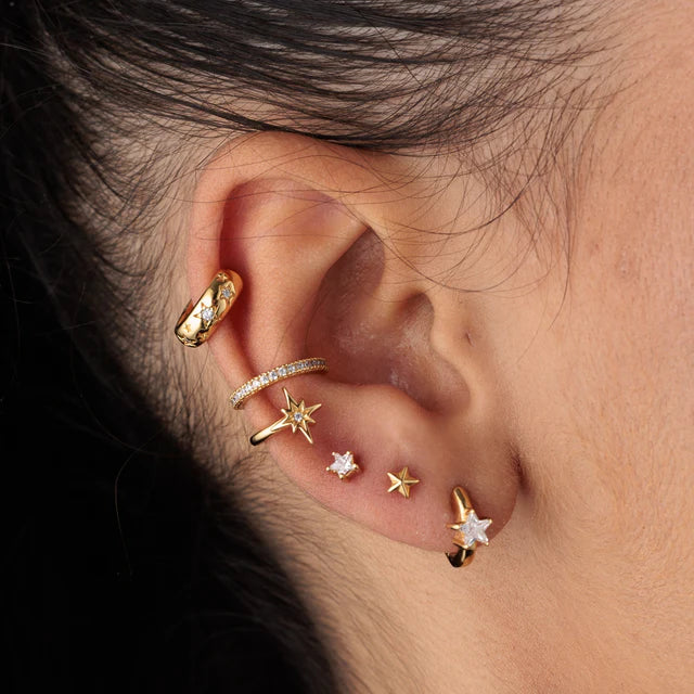Scream Pretty |  Faceted Star Single Flat back Earring