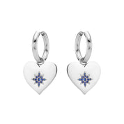 Bijoux De Mimi | Lucinda Chunky Heart Hoops