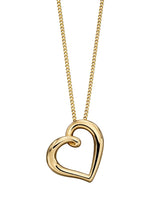 Penmans | 9ct Yellow Gold Open Heart Pendant