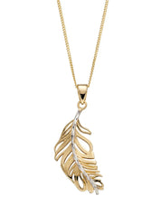 Penmans | 9ct Yellow Gold Feather Pendant