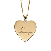 Penmans | Heart Engravable Tag Pendant