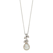 Penmans |  9ct Yellow Gold Pearl & Diamond Vine Pendant