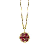 Penmans | Seven Stone Ruby Cluster Pendant