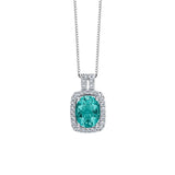 Penmans | Blue Fluorite & White Topaz Pendant