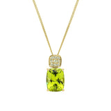 Penmans | Cushion Cut & Cluster Peridot Pendant