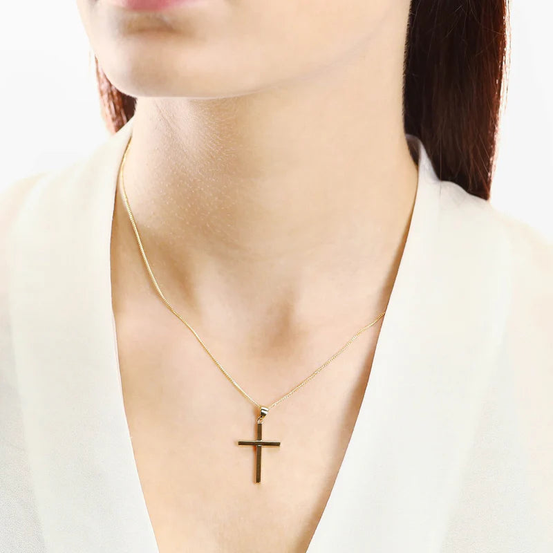 Penmans | Large Gold Cross Pendant