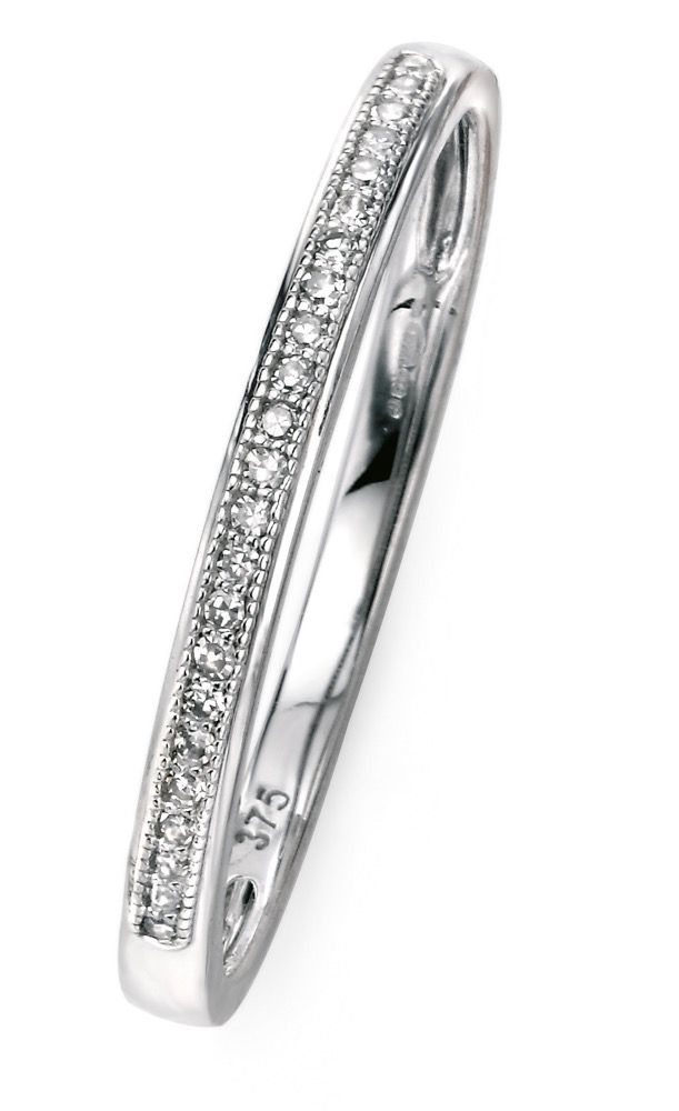 Penmans |  9ct White Gold Diamond pavé Set Ring