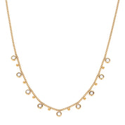 Bijoux De Mimi | Grace Gold Crystal Droplet Necklace