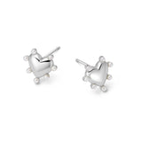 Daisy London |  Heart Stud Earrings