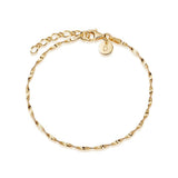 Daisy London | Helix Twisted Gold Plated Chain Bracelet