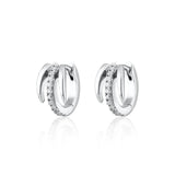 Scream Pretty | Illusion Claw Mini Huggie Earrings