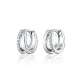 Scream Pretty | Illusion Split Mini Huggie Earrings
