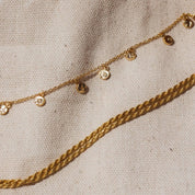 Daisy London |  Isla Double Rope Bracelet - Gold Plate