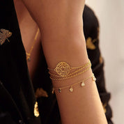 Daisy London |  Isla Double Rope Bracelet - Gold Plate