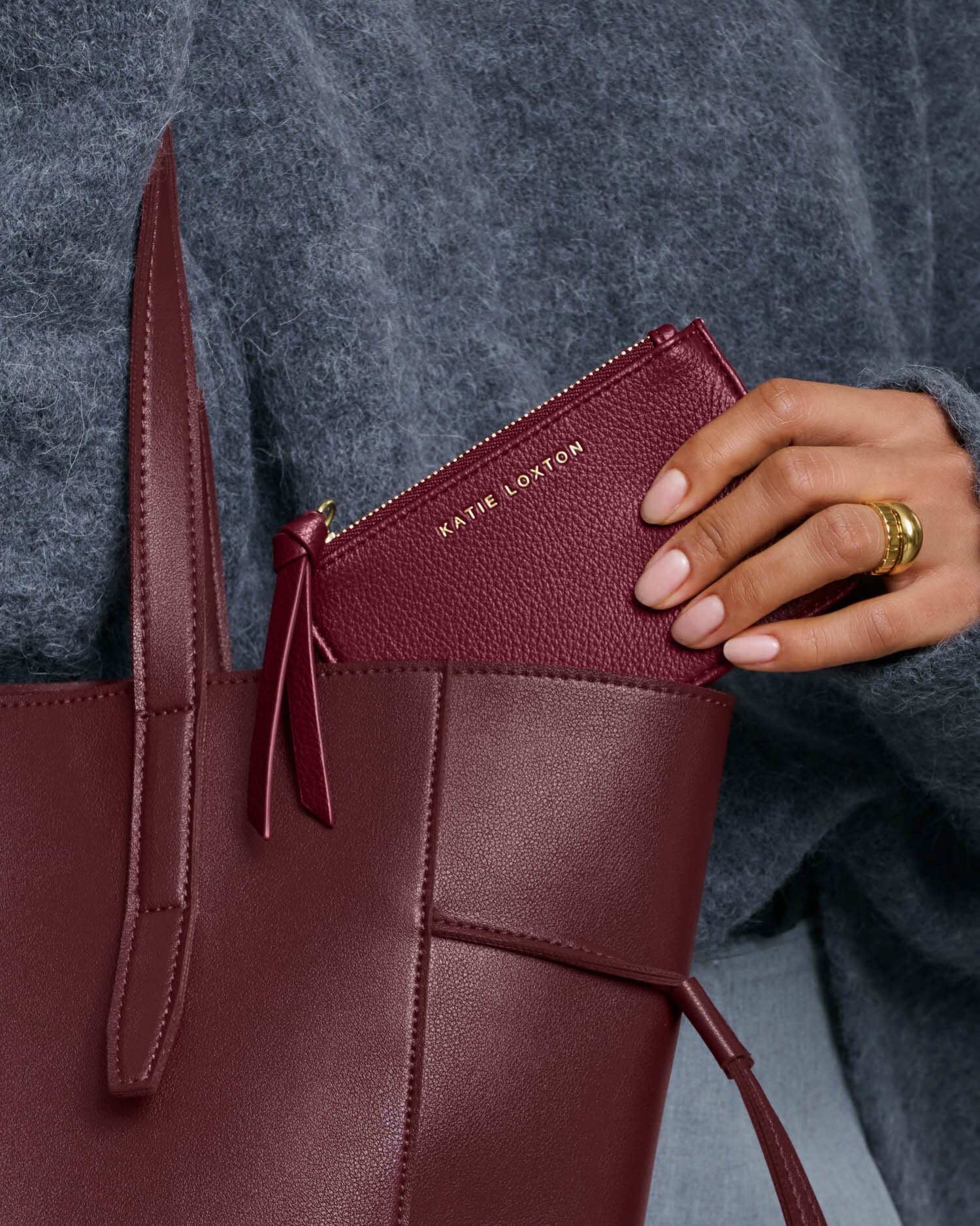 Katie Loxton | Hallie Coin & Cardholder - Cherry