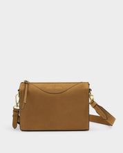 Katie Loxton | Alba Crossbody Bag - Caramel Suedette