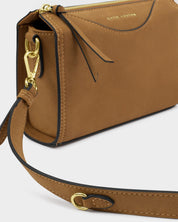 Katie Loxton | Alba Crossbody Bag - Caramel Suedette