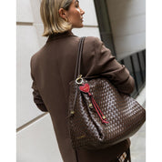 Katie Loxton | Nova Large Shopping Bag - Chocolate