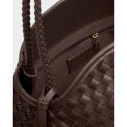 Katie Loxton | Nova Large Shopping Bag - Chocolate