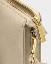 Katie Loxton | Avery Slim Crossbody Bag - Light Taupe