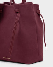 Katie Loxton | Celina Faux Suede Bucket Bag - Cherry