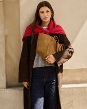 Katie Loxton | Celina Faux Suede Small Tote bag - Caramel