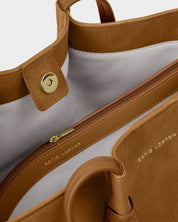 Katie Loxton | Celina Faux Suede Small Tote bag - Caramel