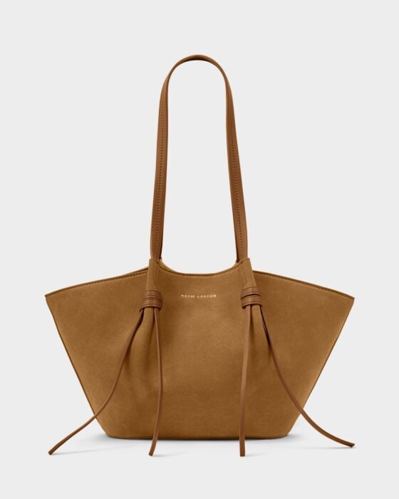 Katie Loxton | Celina Faux Suede Small Tote bag - Caramel