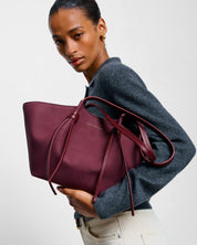 Katie Loxton | Celina Faux Suede Small Tote bag - Cherry