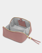 Katie Loxton | Fold Out Mirror Make up Bag - Deep Rose