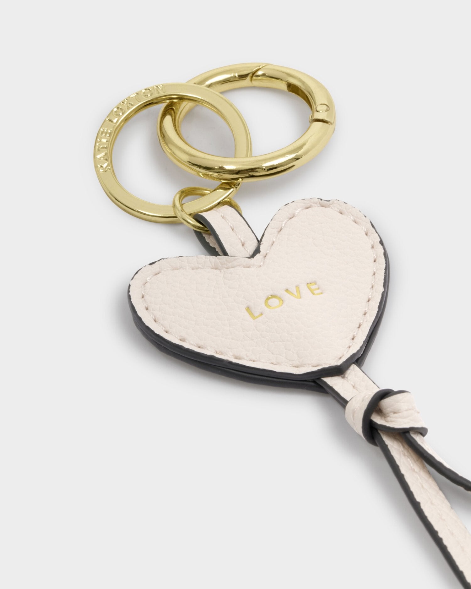 Katie Loxton | Heart Charm Keyring - Off White