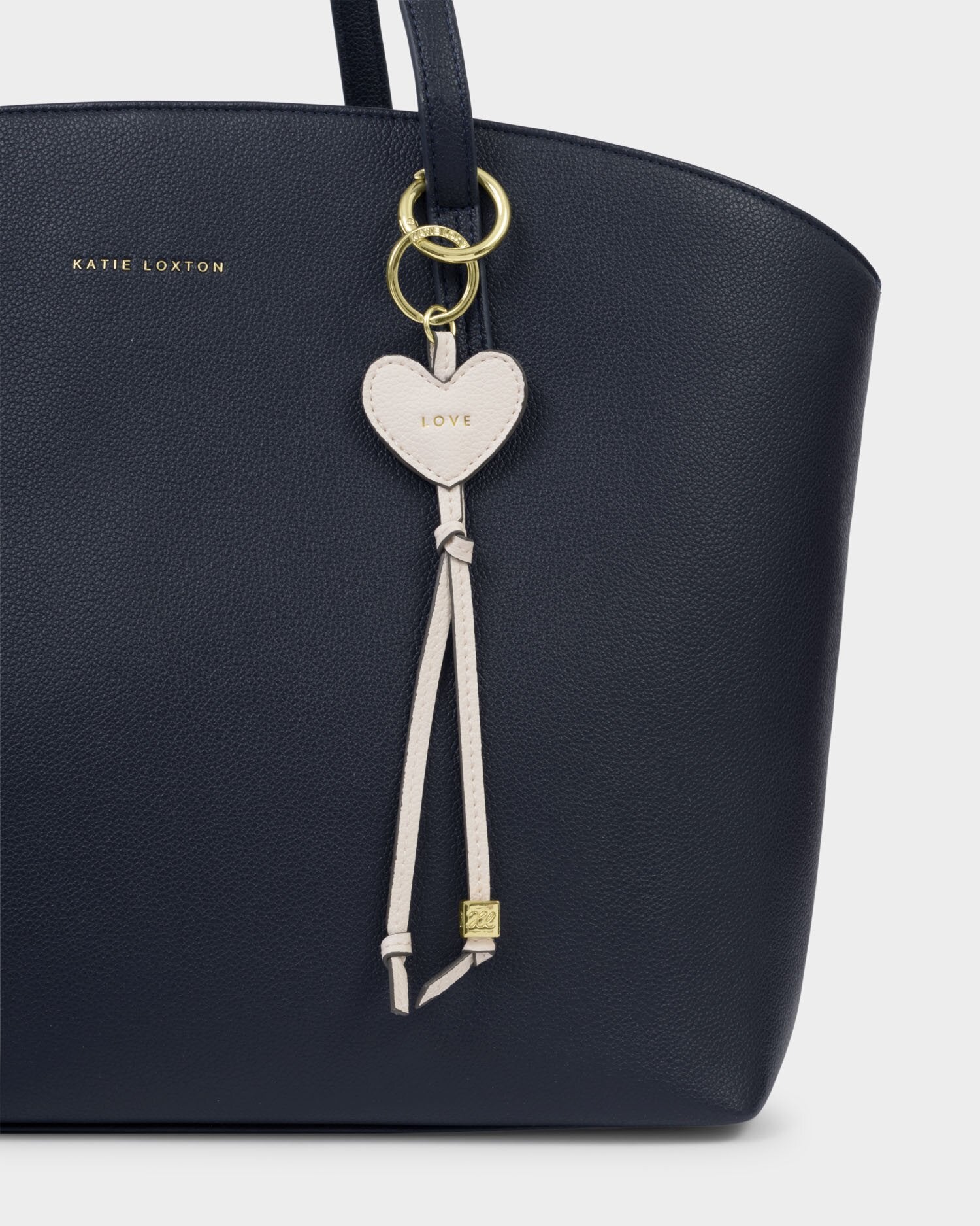 Katie Loxton | Heart Charm Keyring - Off White