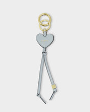 Katie Loxton | Happy Heart Charm Keyring - Moonstone Blue